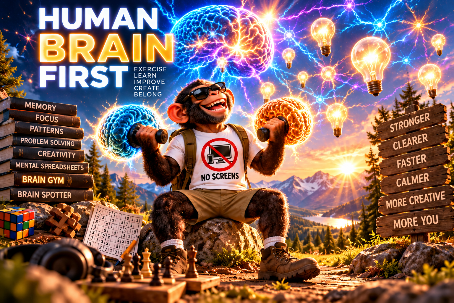 Human Brain First